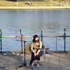 富山の歌姫ＭＡＮＯちゃん発見！環水公園水辺のコンサート！