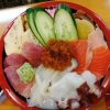 富山市 奥田 蛇の目寿司の海鮮ちらし ご飯大盛り食べてきた！