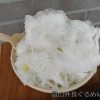 富山かき氷 引綱香月堂古沢本店のメロンかき氷！もうちょっと蜜が多いとな？