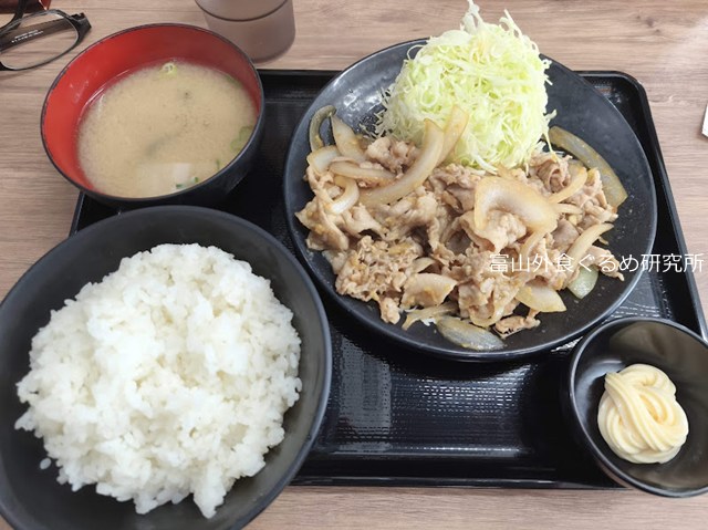 すた丼　生姜焼き定食