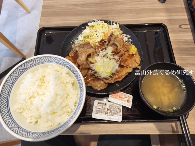 吉野家 生姜焼き定食大盛り