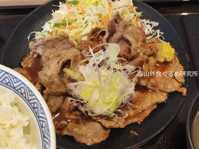 吉野家 生姜焼き定食大盛り