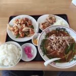 多喜屋の酢豚定食！ご飯大盛りとラーメンでお腹いっぱい！